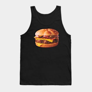 Burger Double Cheese Tank Top